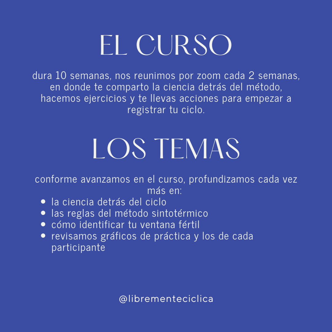 Método Sintotérmico Personal