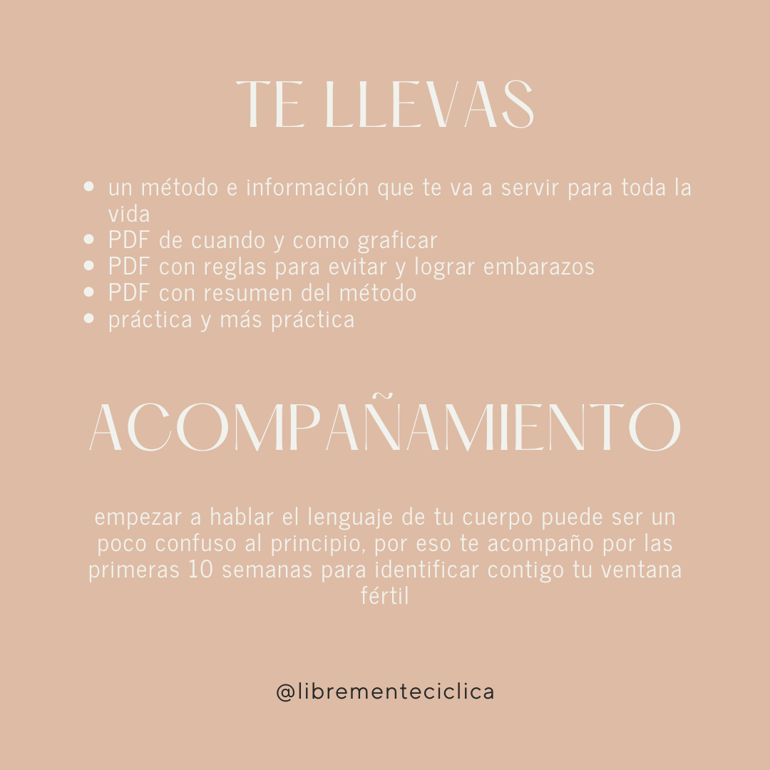 Método Sintotérmico Grupal 8 OCTUBRE