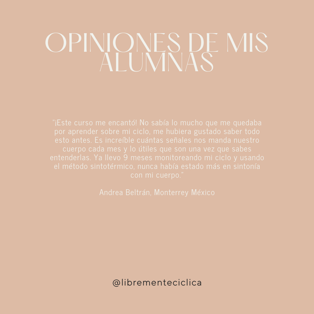 Método Sintotérmico Grupal 8 OCTUBRE