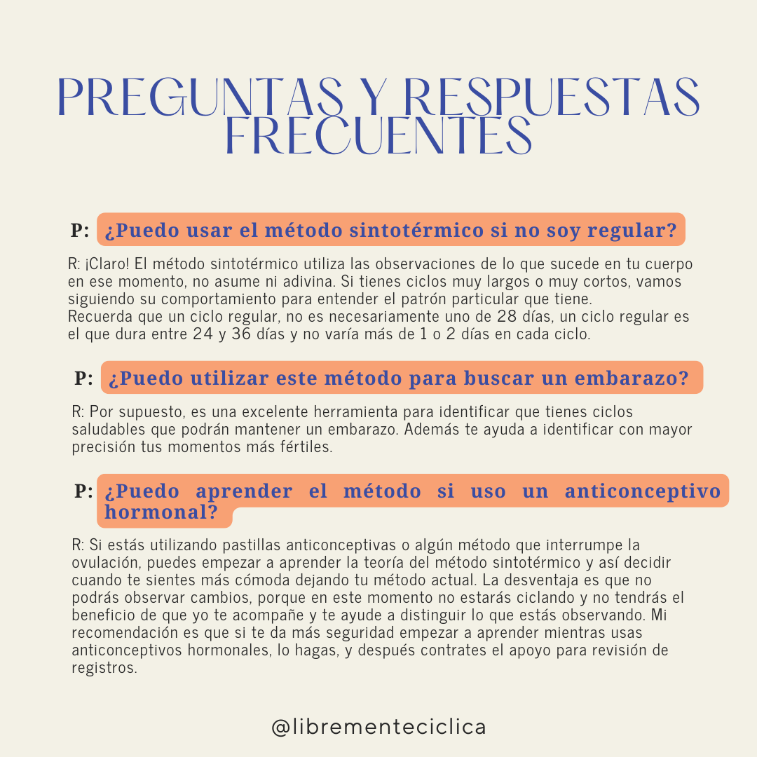 Método Sintotérmico Personal